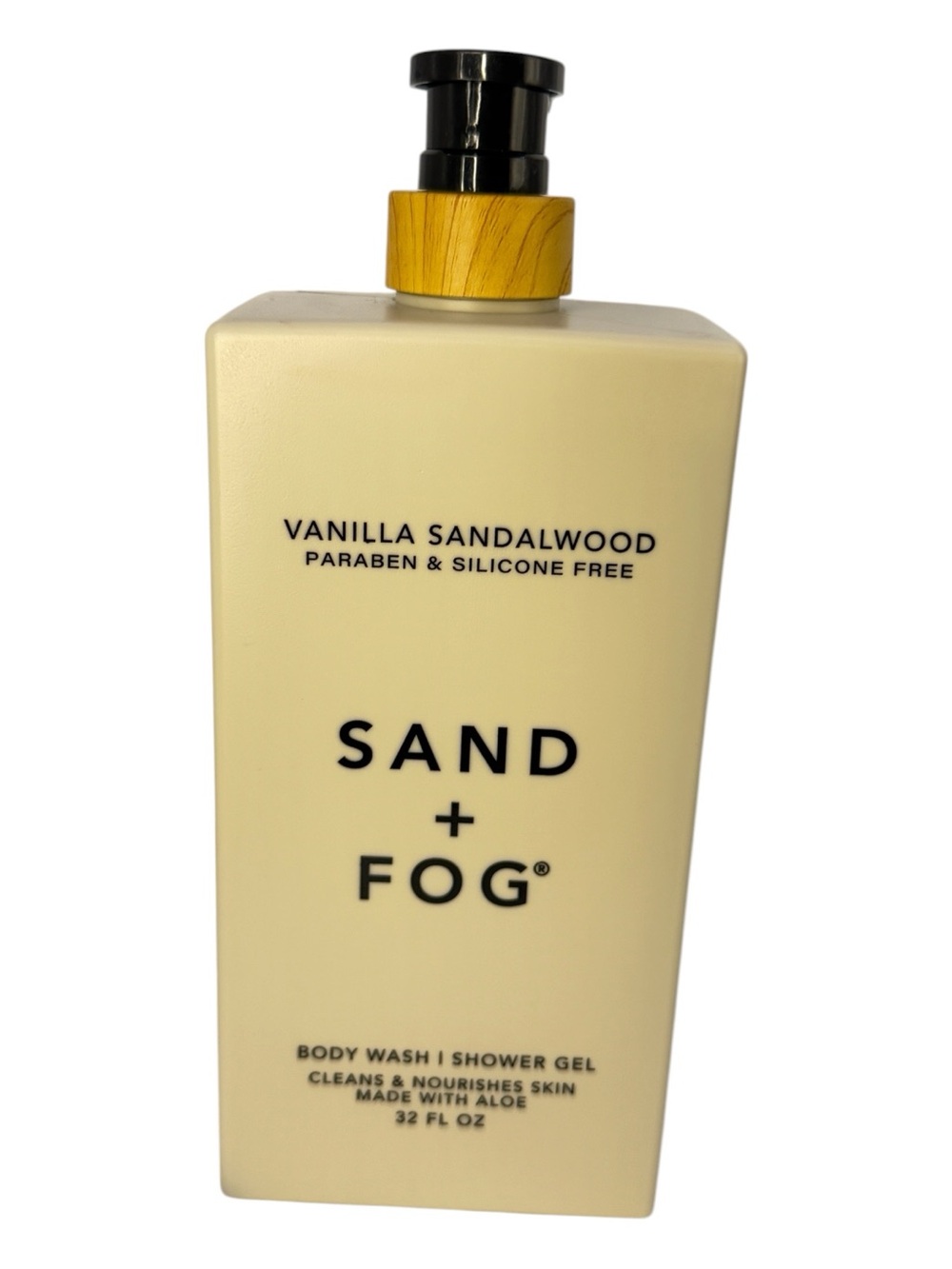 Sand + Fog Vanilla Sandalwood Body Wash - Cream